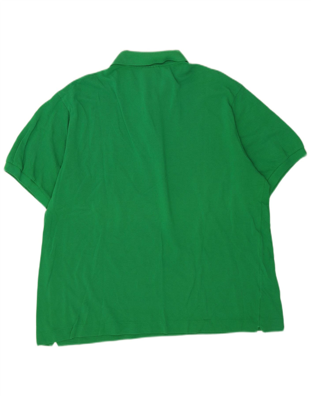 Lacoste Herren Poloshirt Größe 7 2XL Grüne Baumwolle