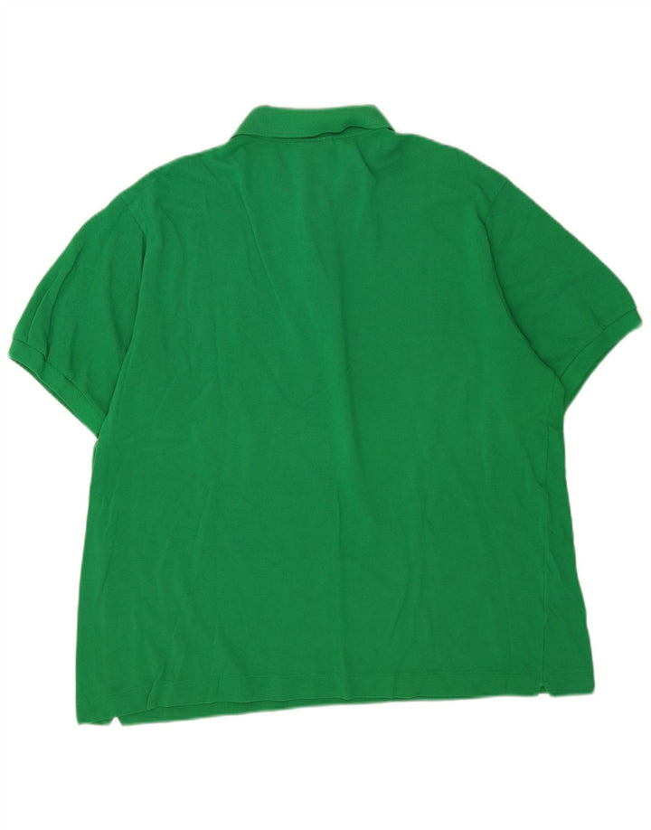 Lacoste Herren Poloshirt Größe 7 2XL Grüne Baumwolle