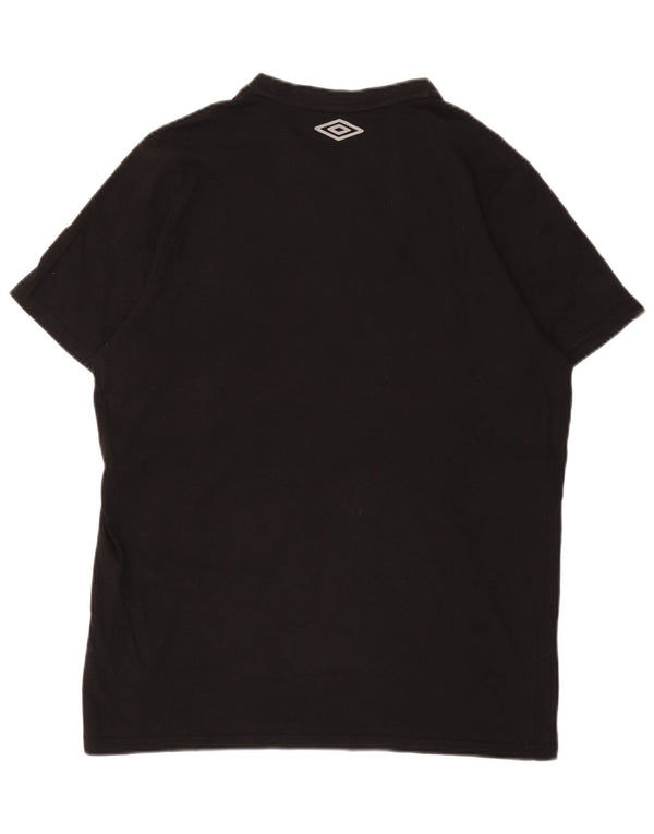 Umbro Herren Grafik T-Shirt Top XL Schwarz Baumwolle