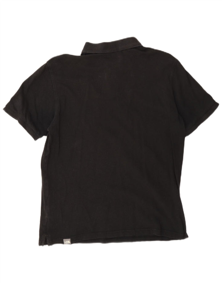The North Face Herren-Poloshirt aus mittelschwarzer Baumwolle
