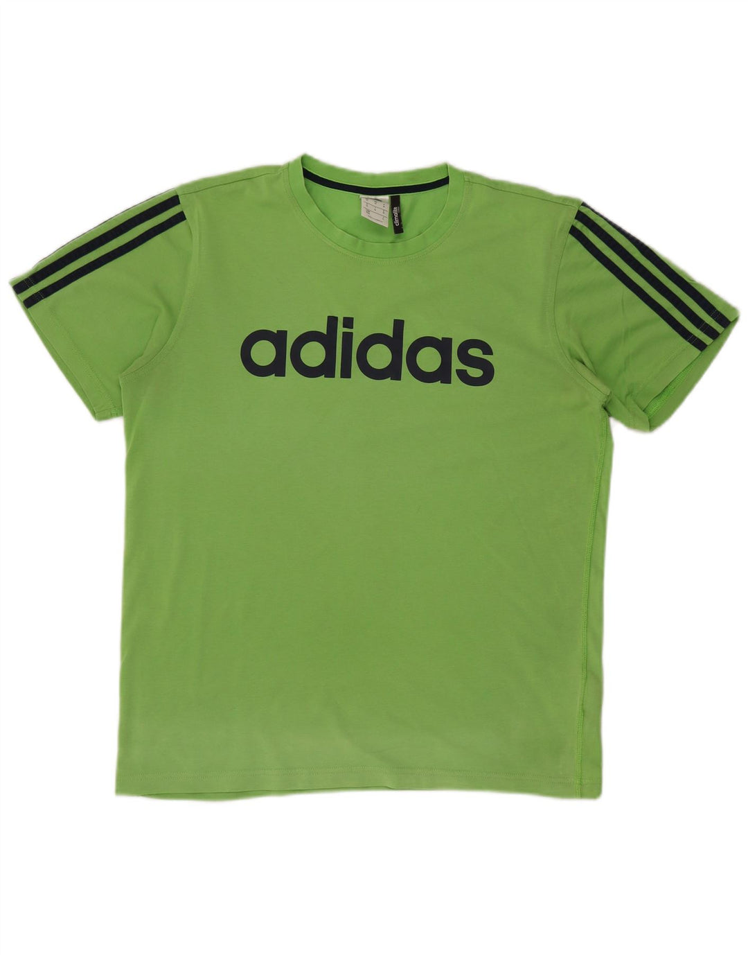 ADIDAS Herren Climalite Graphic T-Shirt Top mittelgrüne Baumwolle