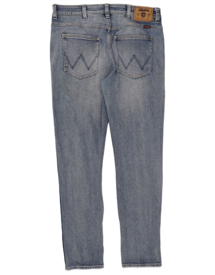 Wrangler Damen Slim Jeans W32 L27 Blaue Baumwolle