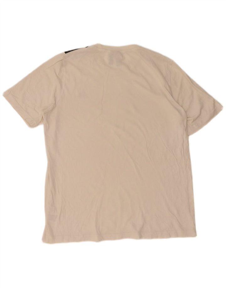 Adidas Herren T-Shirt Top Mittelweiße Baumwolle