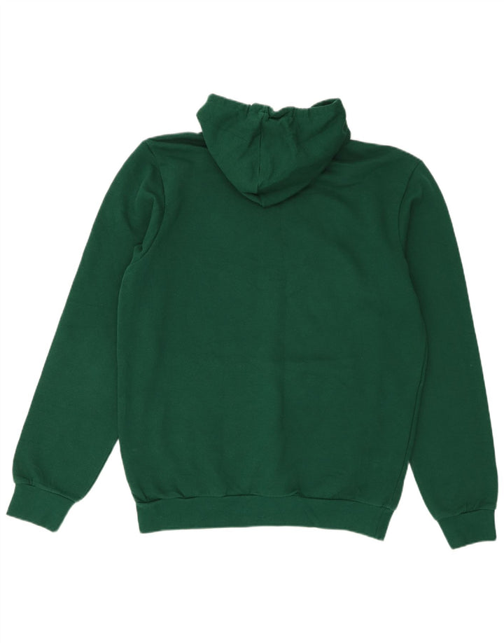 Adidas Herren Kapuzenpullover aus mittelgrüner Baumwolle