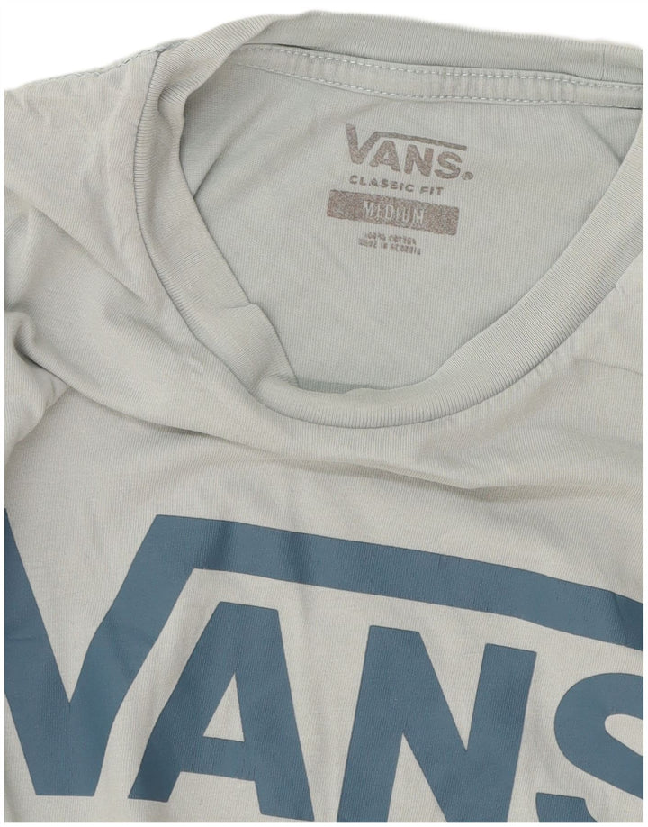Vans Herren-T-Shirt mit klassischer Passform, mittelblauer Baumwolle, mit Grafik