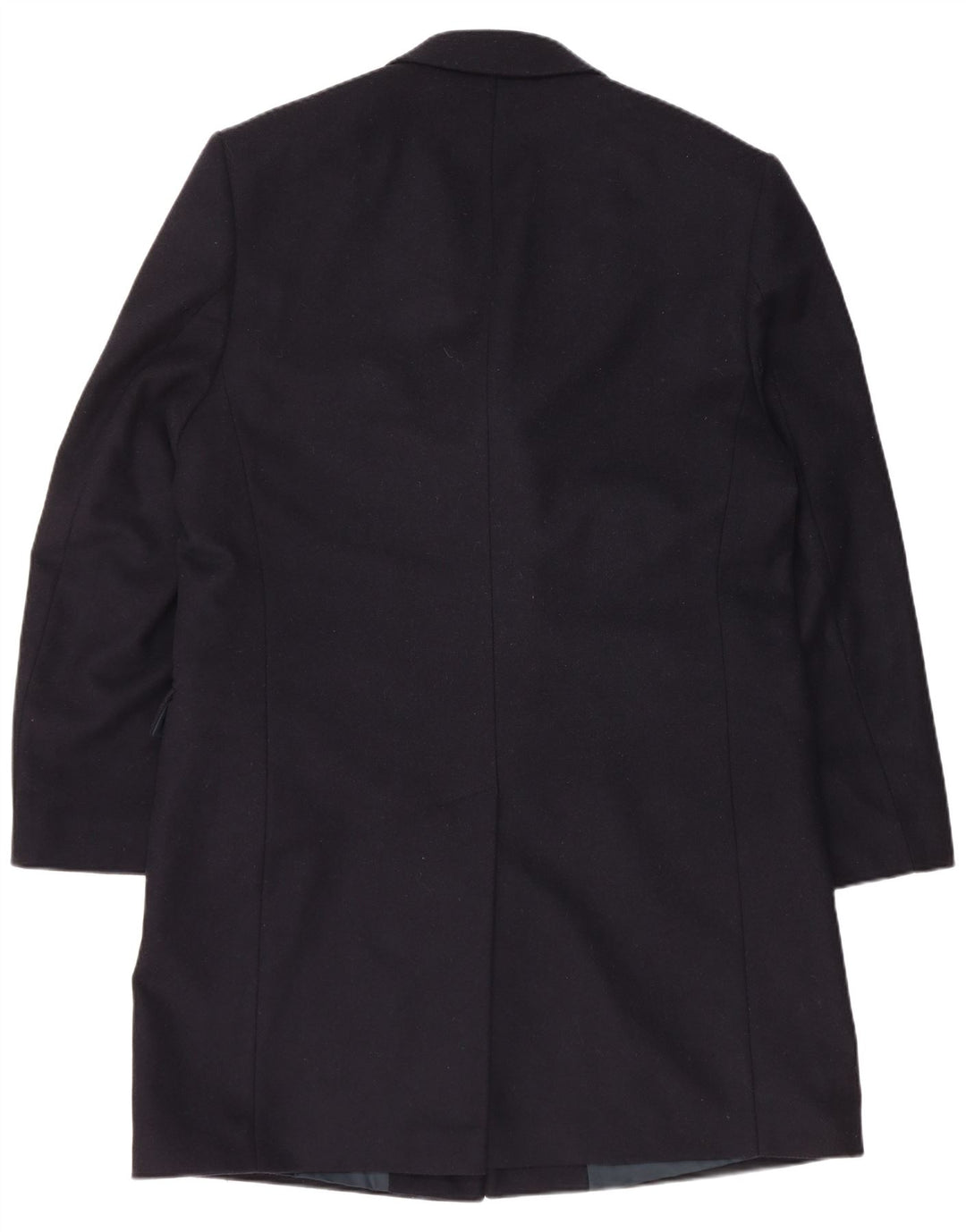 Karl Jackson Herrenmantel UK 44 2XL Marineblaue Wolle