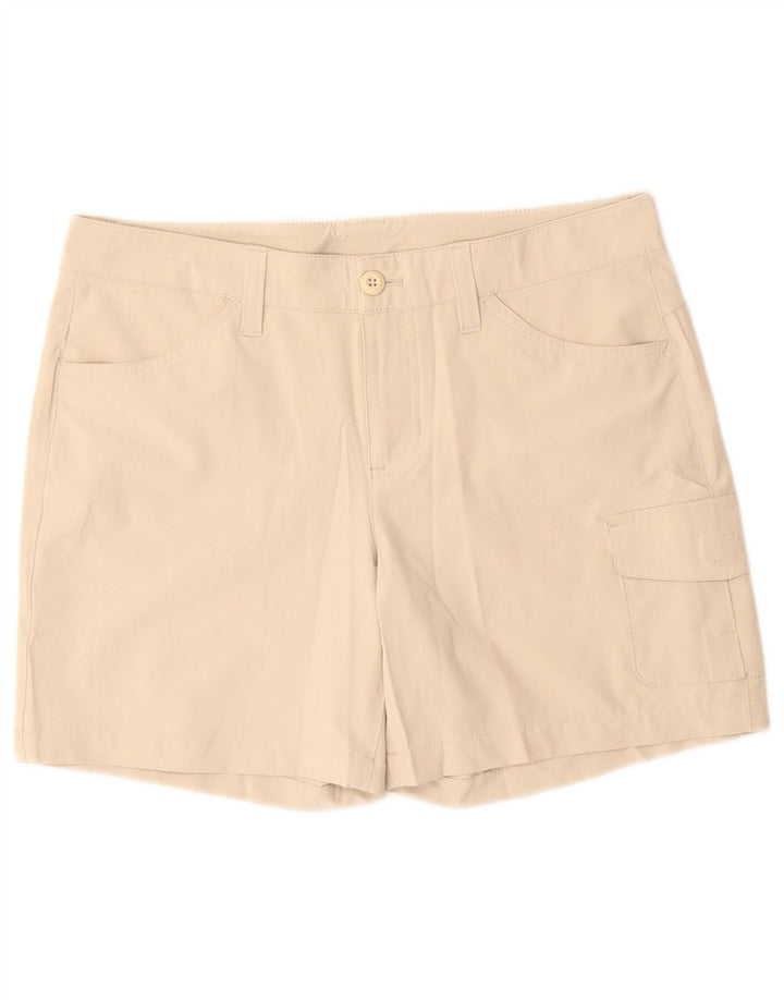 Eddie Bauer Damen Cargoshorts US 8 Medium W30 Beige Polyester