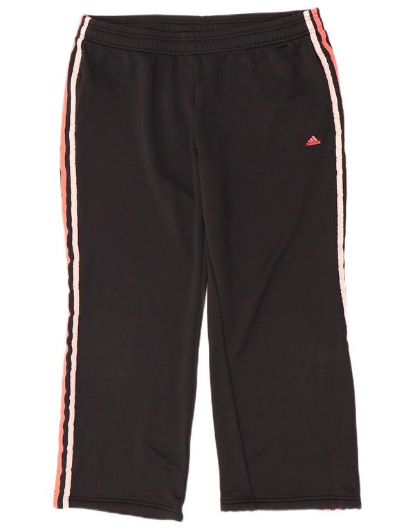 Adidas Damen Trainingshose UK 20/22 XL Schwarz Polyester