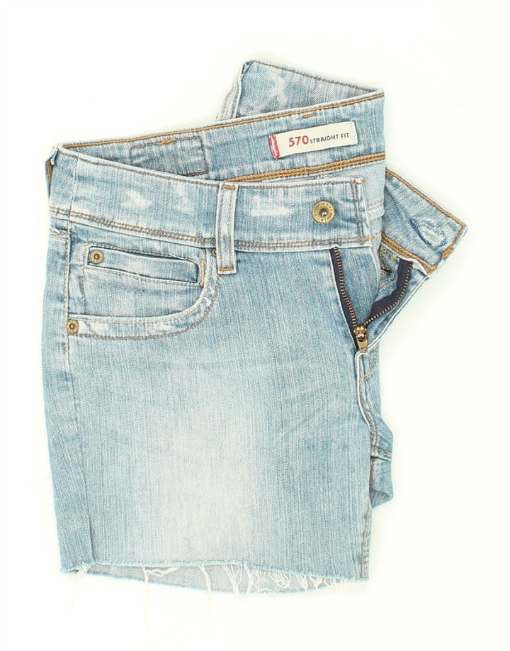 LEVI'S Womens Vintage Denim Shorts W28 Medium Blue Cotton Vintage Levi's and Second-Hand Levi's from Messina Hembry 
