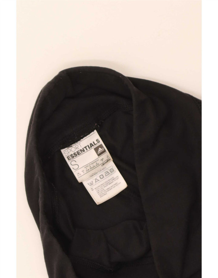 Adidas Damen Climalite Leggings UK 8/10 Small Schwarz Baumwolle