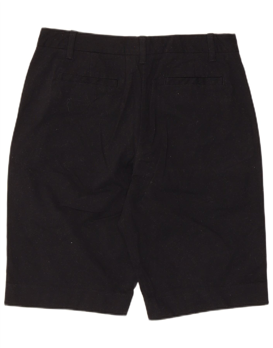 Marks & Spencer Damen Chinoshorts UK 12 Medium W30 Schwarze Baumwolle