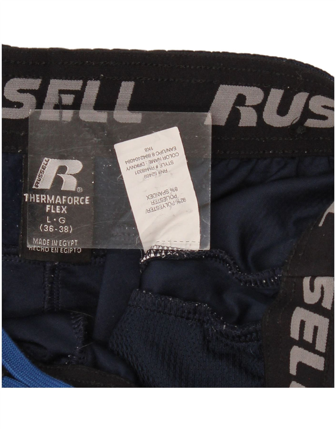 RUSSELL ATHLETIC Herren Dri-Power-Trainingshose, Größe L, Marineblau
