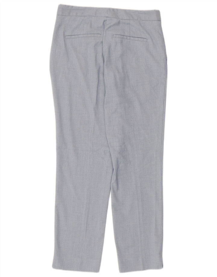Gerade Chino-Hose für Damen von Zara, EU 38, Größe S, W28, L27, Blau, Polyester