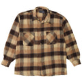 Regina Herren Flanellhemd 2XL Beige Karo Acryl