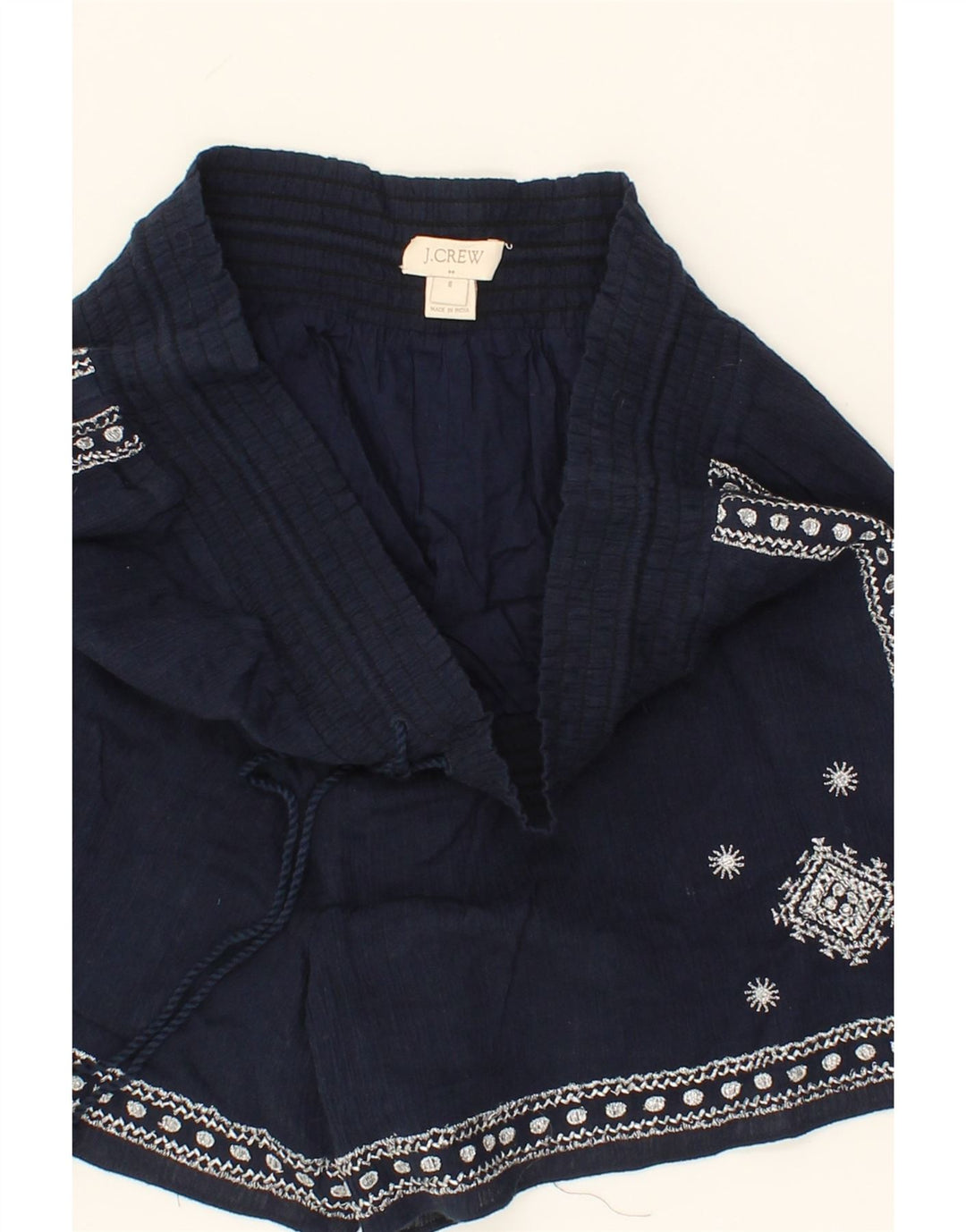 J. CREW Womens Casual Shorts US 8 Medium W30  Navy Blue Cotton Vintage J. Crew and Second-Hand J. Crew from Messina Hembry 