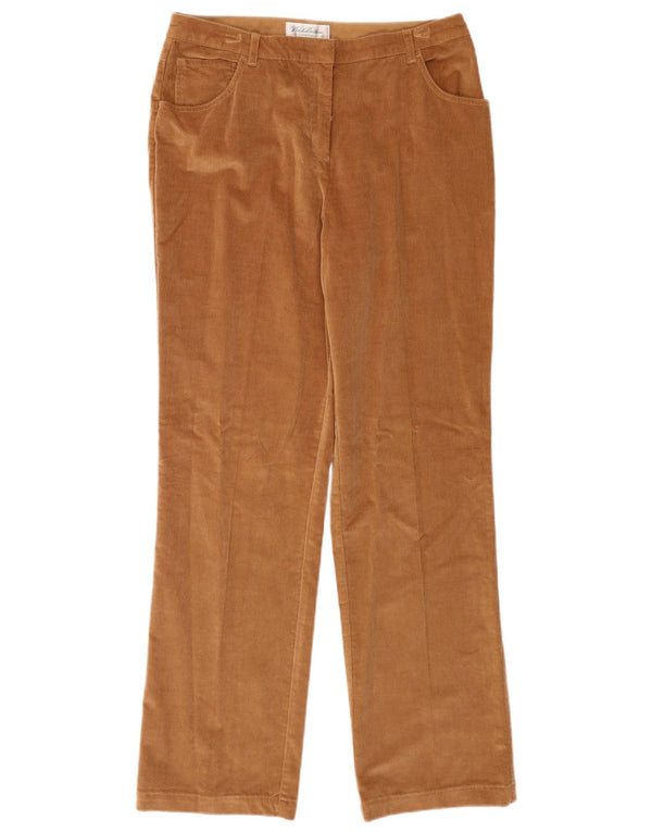 Brooks Brothers Damen gerade Cordhose US 12 Large W32 L32 Beige
