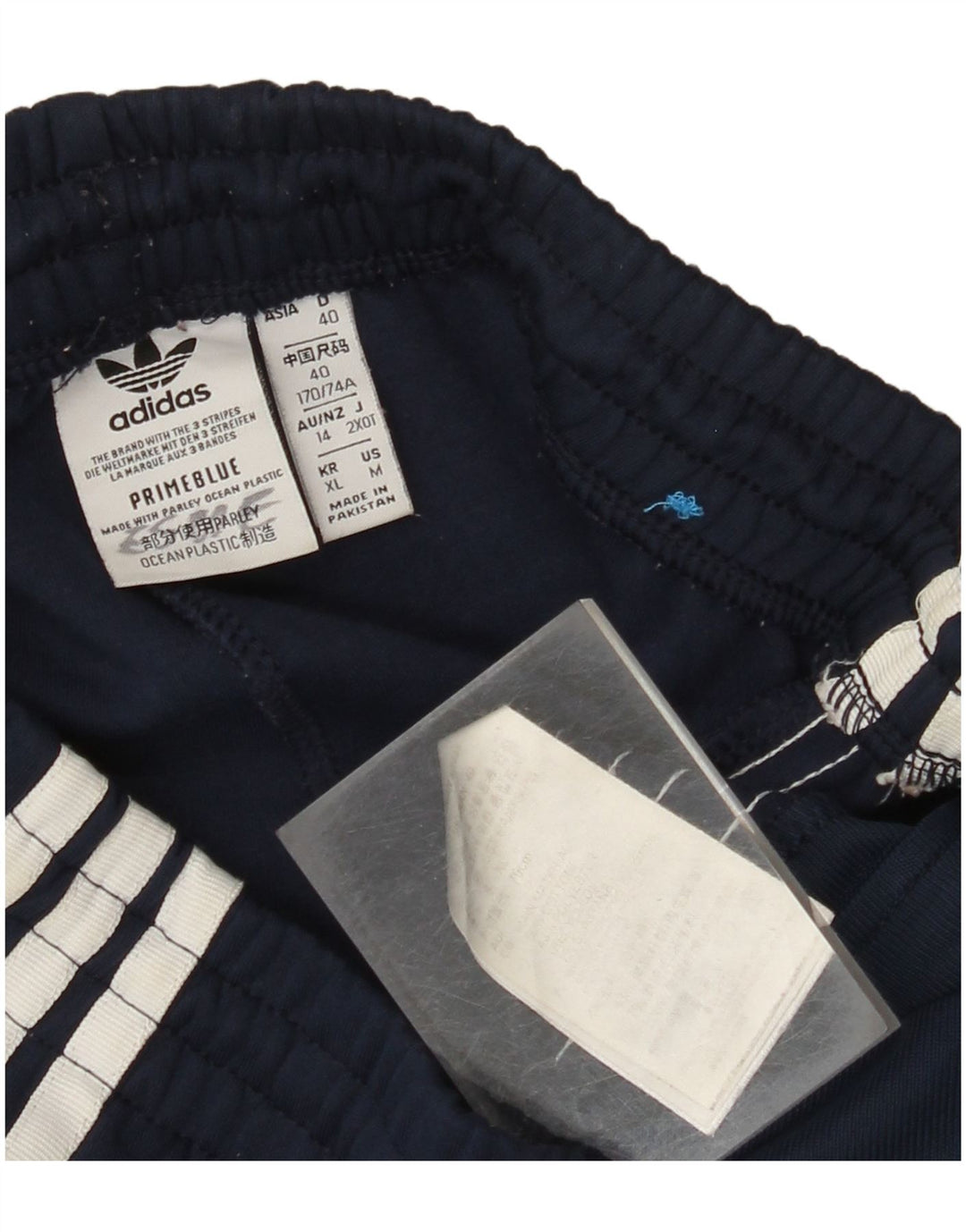 ADIDAS Herren-Trainingshose, mittelblau, Baumwolle