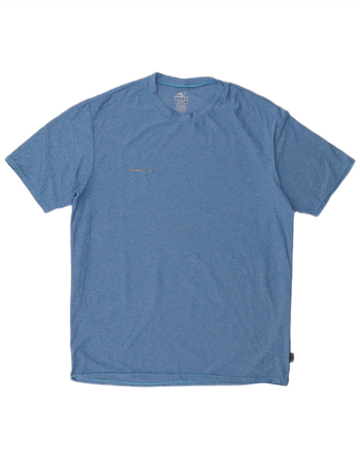 O'Neill Slim Fit T-Shirt-Oberteil für Herren, groß, blau geflecktes Polyester