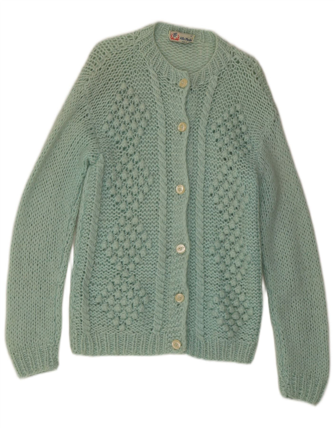Alta Moda Damen-Cardigan-Pullover UK 12 Mittelgrün