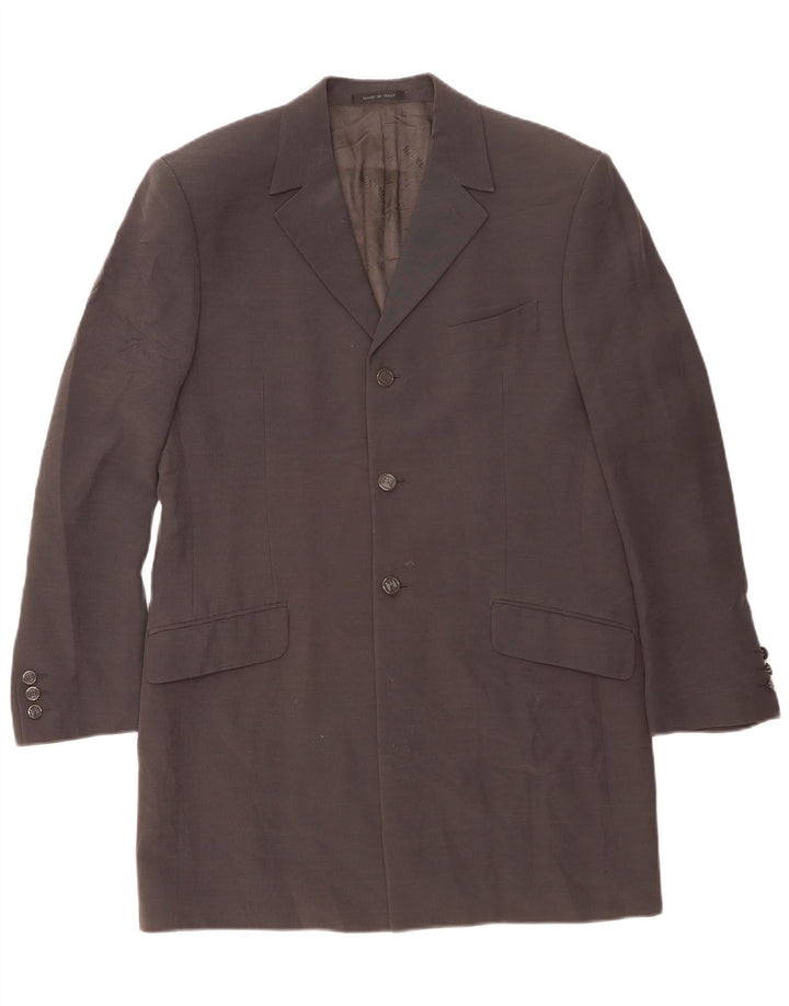 CARLO PIGNATELLI Herren 3-Knopf-Blazerjacke IT 52 XL Graue Wolle