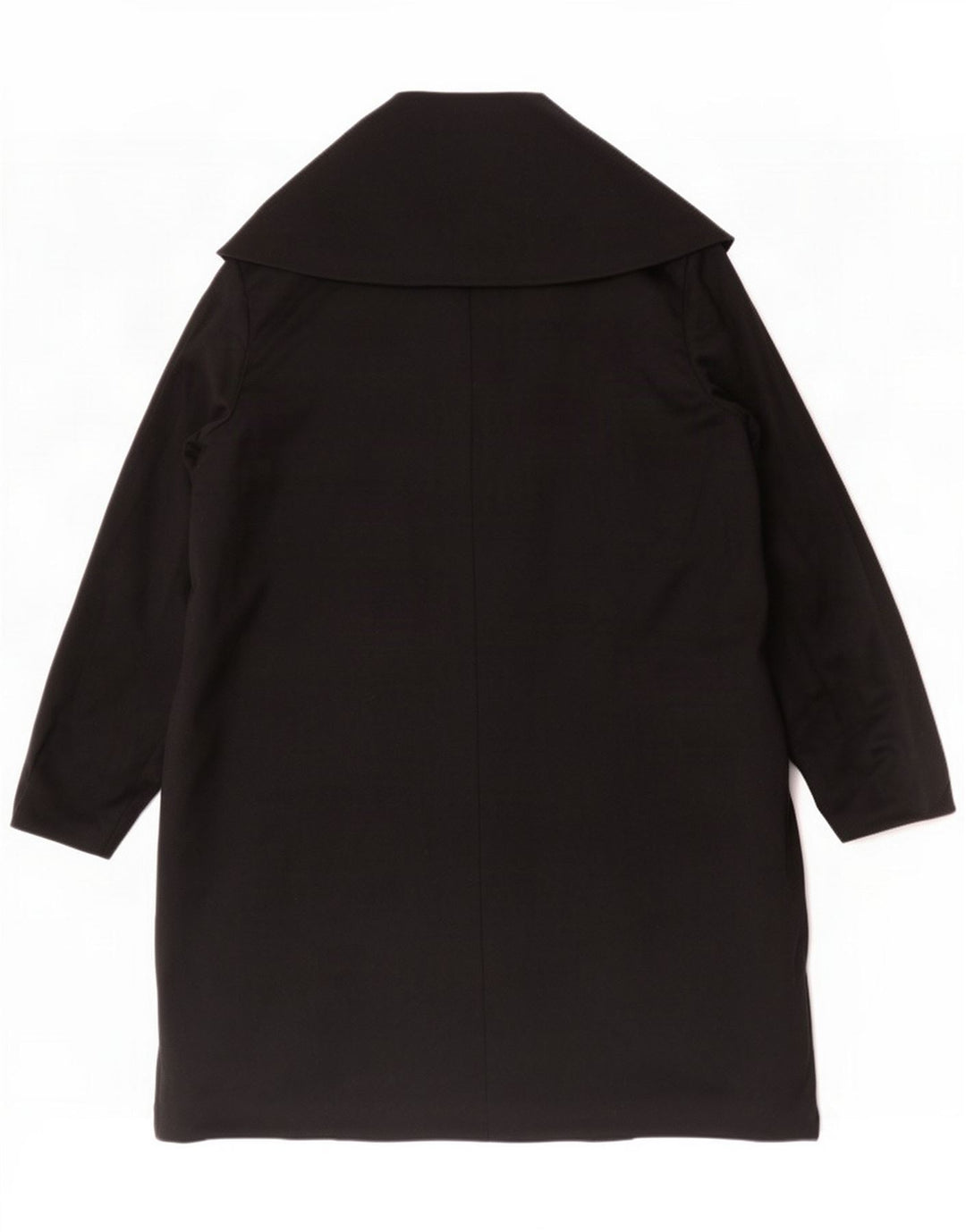 Moschino Damen Mantel UK 16 Large Schwarz