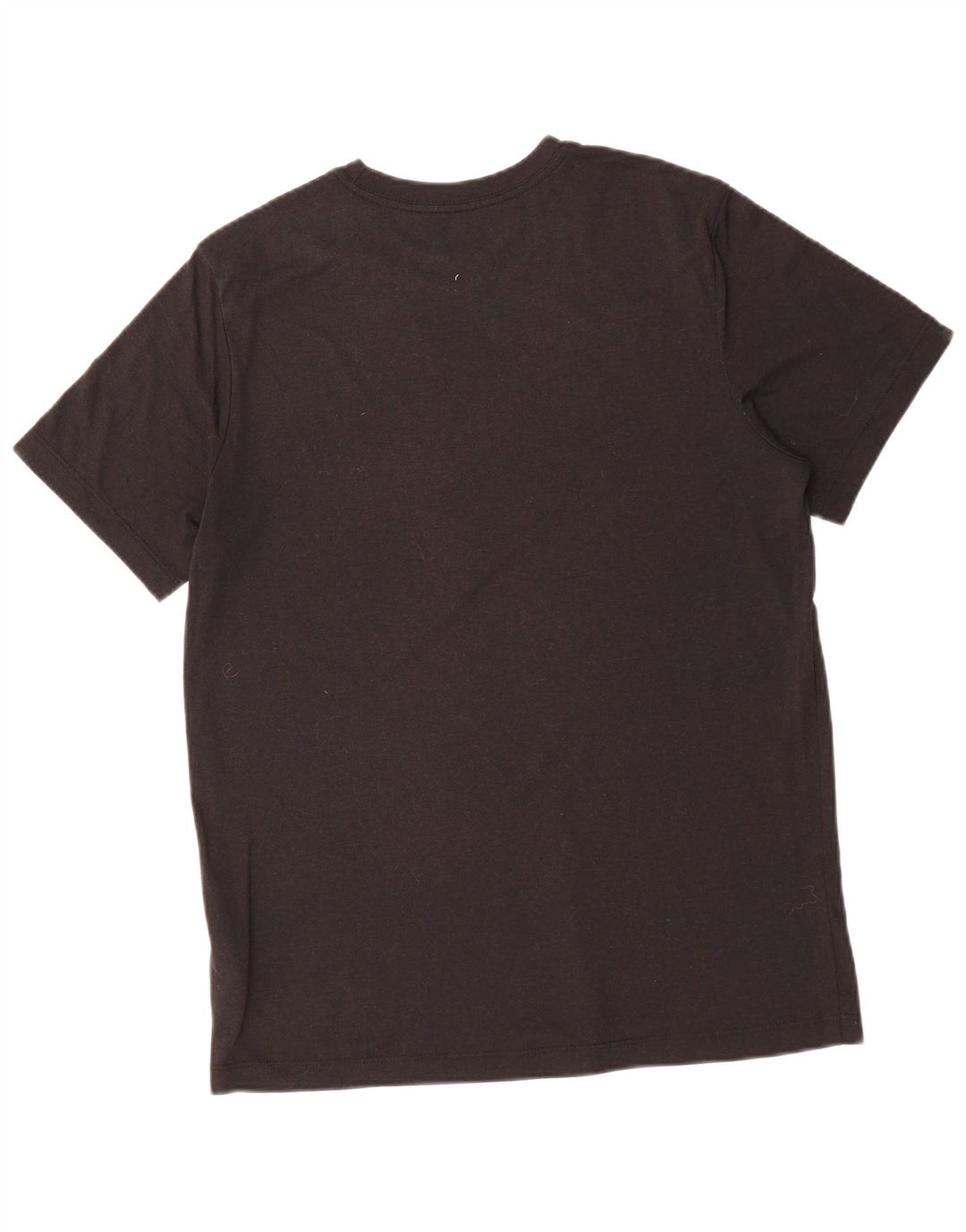 Nike Herren Dri Fit Graphic T-Shirt-Oberteil aus mittelschwarzer Baumwolle
