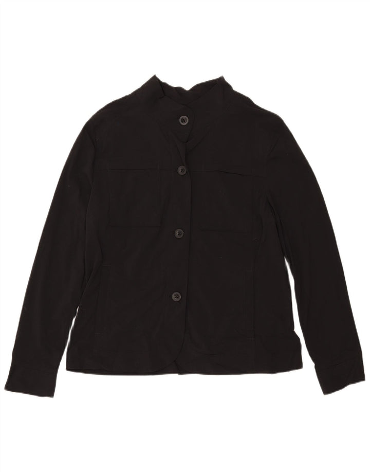 Eddie Bauer Damen Utility Jacke US 14 XL Schwarz Nylon