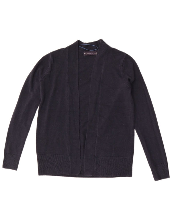 Marks & Spencer Offener Damen-Cardigan-Pullover UK 6 XS Marineblau Acryl