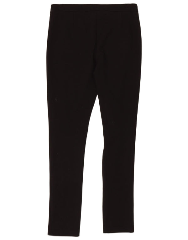 Jigsaw Damen Skinny Freizeithose UK 10 Small W30 L32 Schwarze Viskose