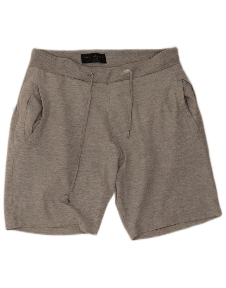 Zara Herren Sportshorts Mittelgrau