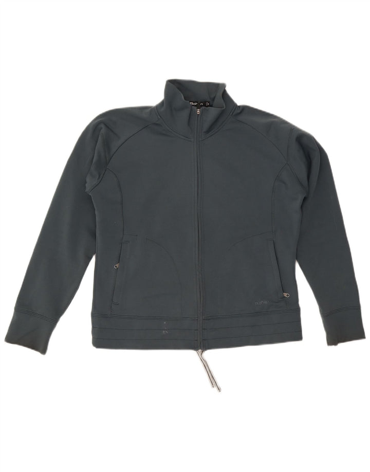 Rohan Damen-Trainingsanzugoberteil, UK-Größe 14, mittelgrünes Polyester