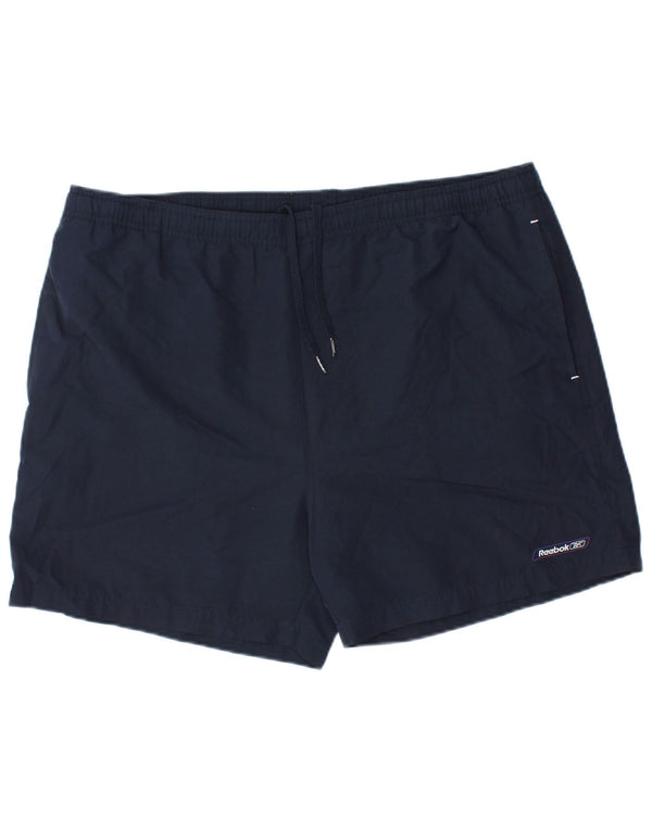 Reebok Herren Badeshorts XL Marineblau Polyester