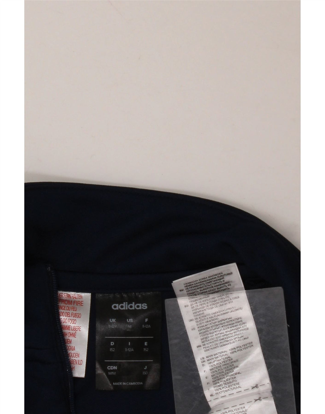 ADIDAS Climalite Pullover-Trainingsanzug für Jungen, 11–12 Jahre, Marineblau