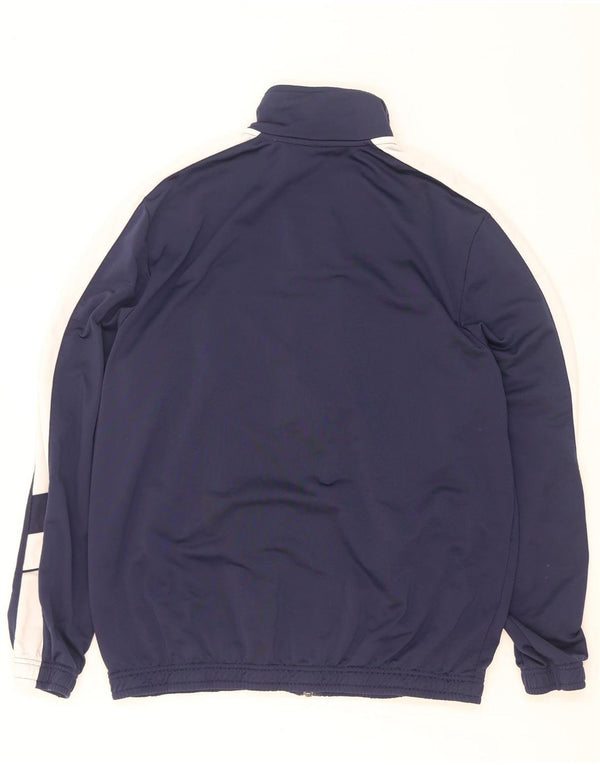 Puma Herren-Trainingsanzug-Top-Jacke XL, Marineblau, Colourblock-Polyester