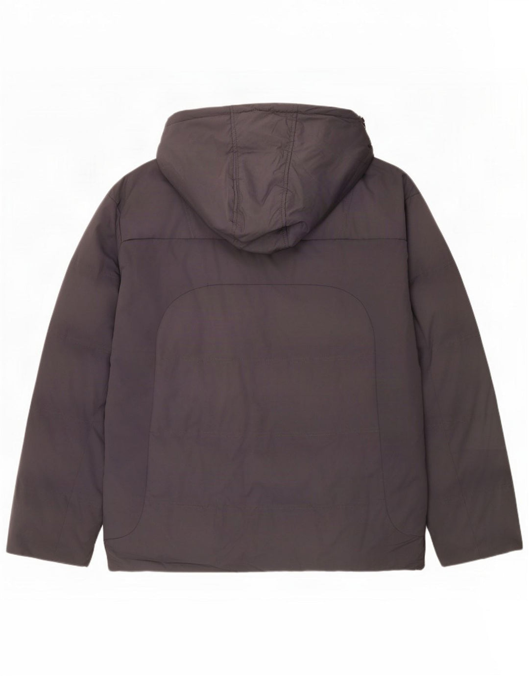 MC Kee's gepolsterte Herrenjacke mit Kapuze, UK 40, großes graues Polyester