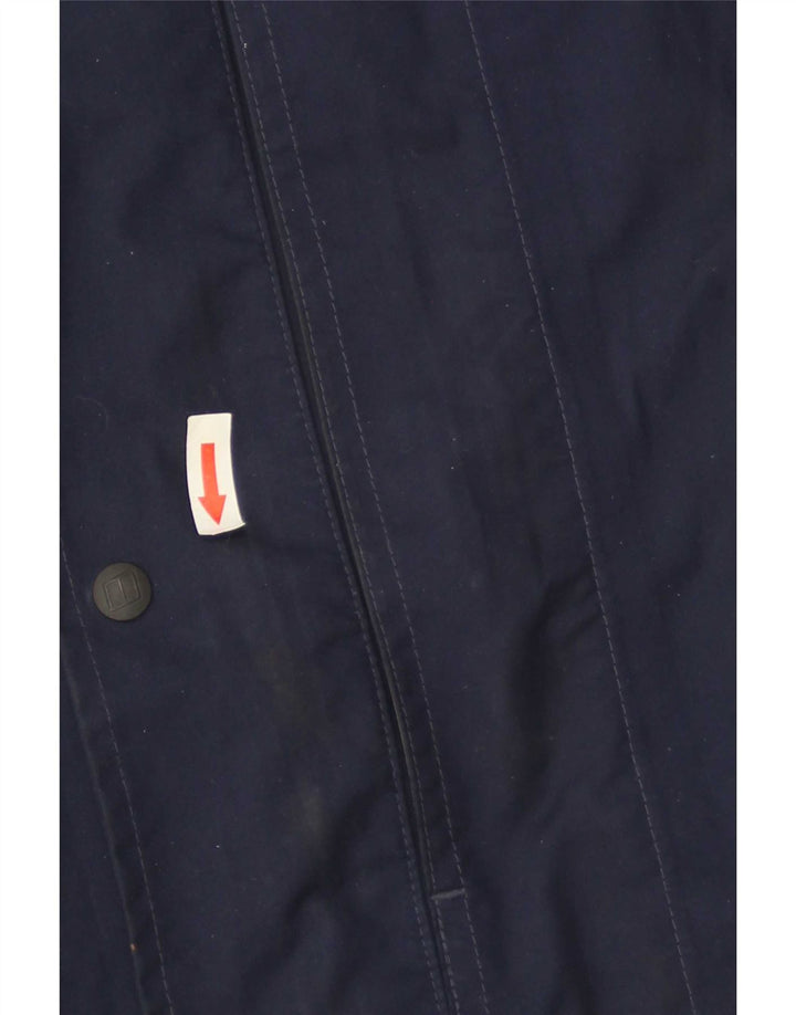 Berghaus Herren-Regenjacke mit Kapuze, UK 40, Größe L, marineblaues Nylon