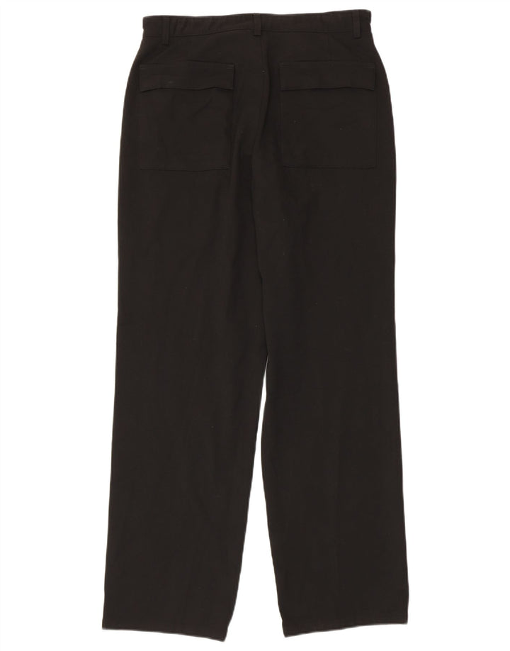 Marks & Spencer Gerade Freizeithose für Herren, W30, L31, Schwarz, Polyester