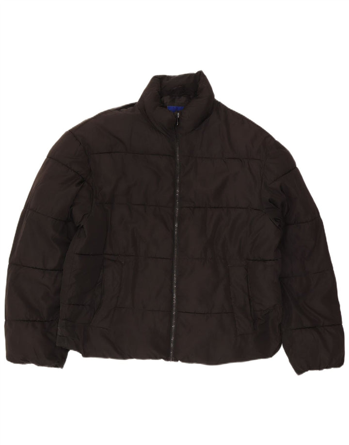 Jack & Jones Herren Wattierte Jacke UK 38 Medium Schwarz Polyester