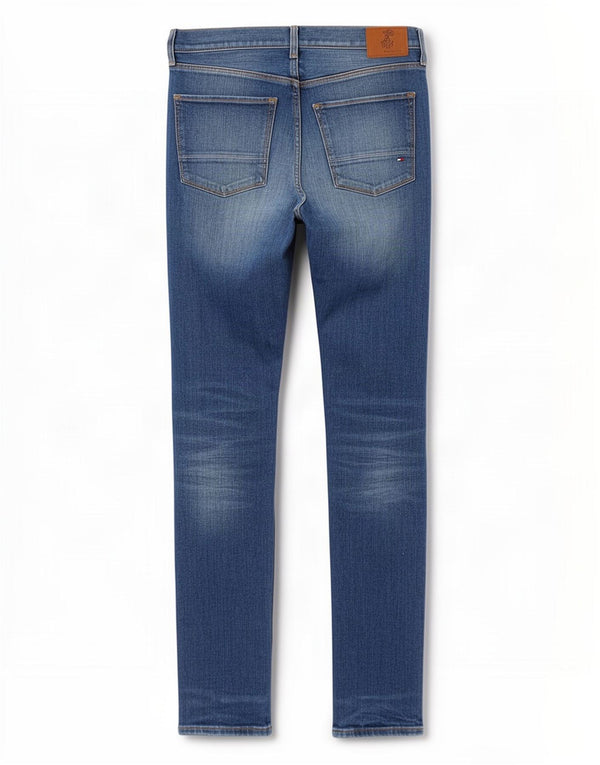 Tommy Hilfiger Mens Denton Slim Fit Straight Jeans W32 L34 Blue Cotton