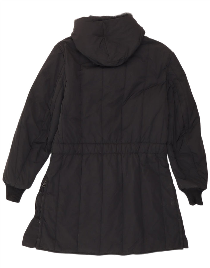 Refrigiwear Mens Sixty Hooded Wattierter Mantel UK 40 Large Schwarz Polyamid