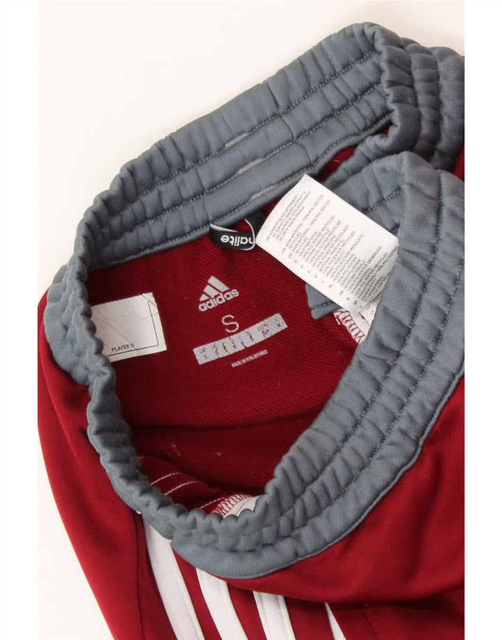 ADIDAS Herren Climalite-Trainingshose, klein, Burgunderrot, Farbblock