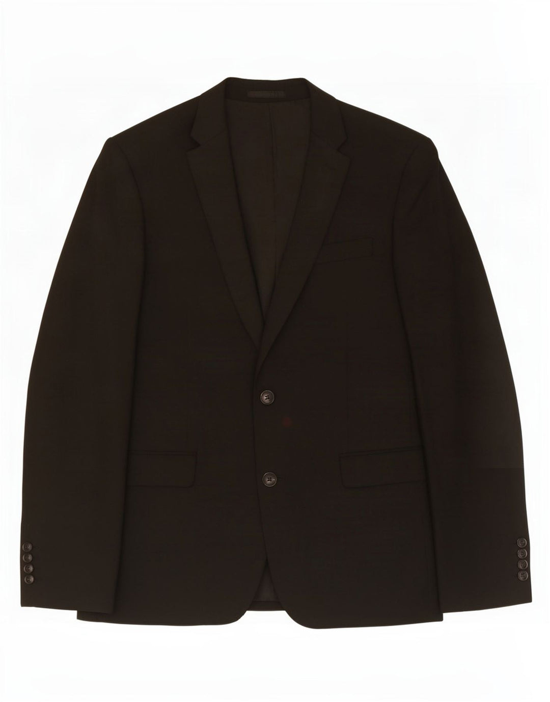 John Lewis Herren-Blazer mit 2 Knöpfen, UK 40, Größe L, Schwarz, Polyester