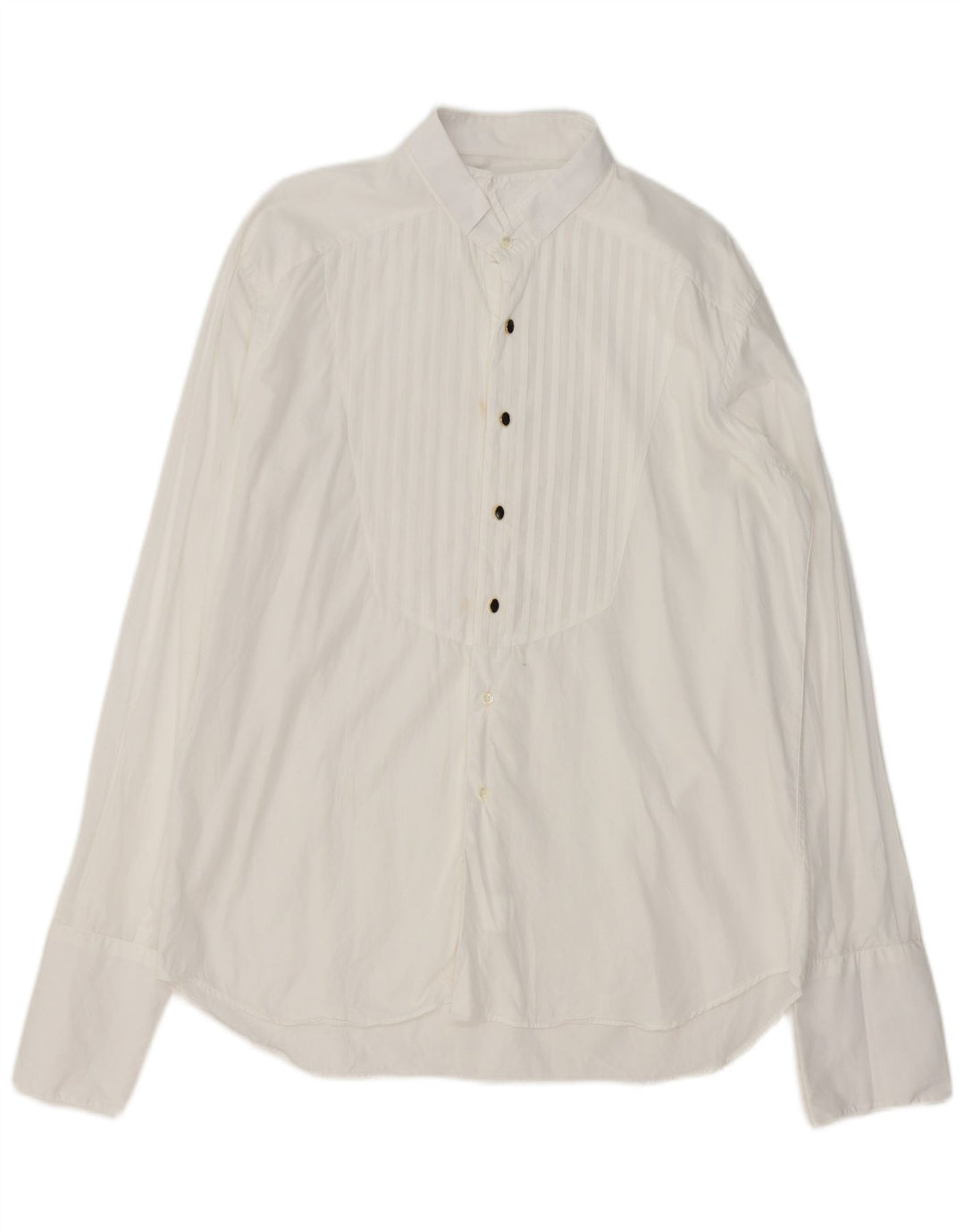 Ingram Herren-Formalhemd XL aus weißer Baumwolle