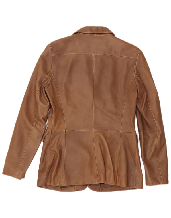 Jesire Damen Lederjacke UK 10 Small Braun