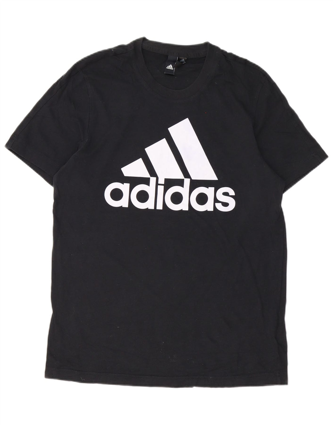 Adidas Herren Grafik T-Shirt Top Medium Schwarz Baumwolle