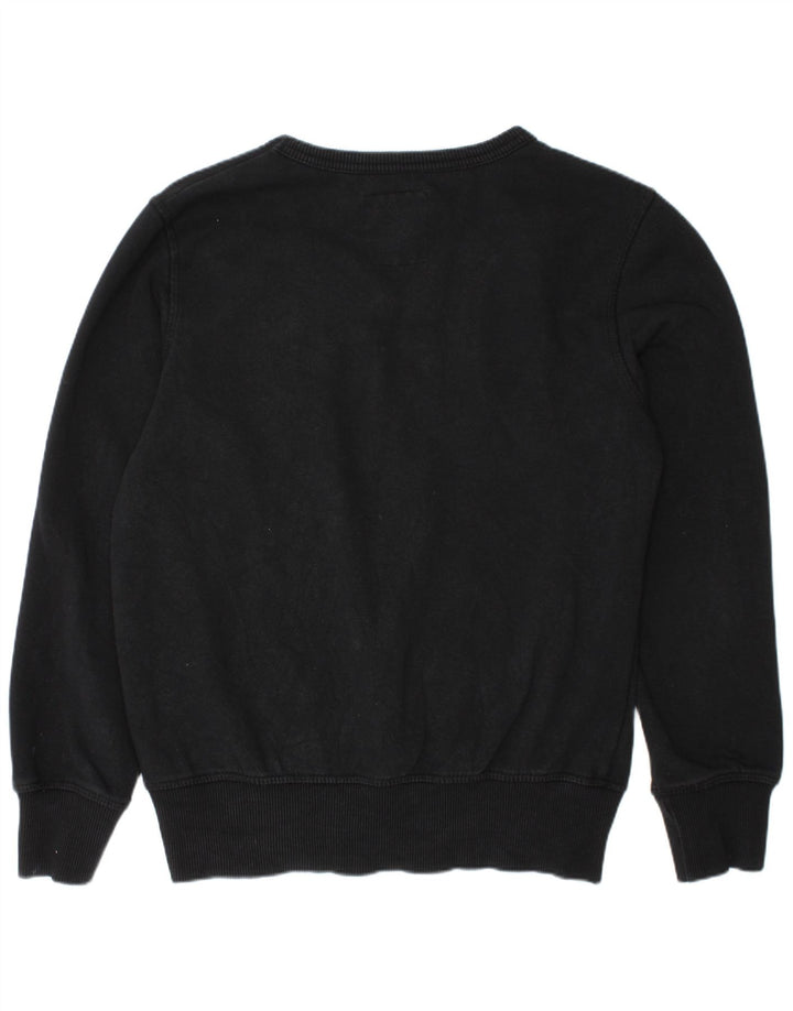 LEVI'S Boys Graphic Sweatshirt Jumper 9-10 Years Black