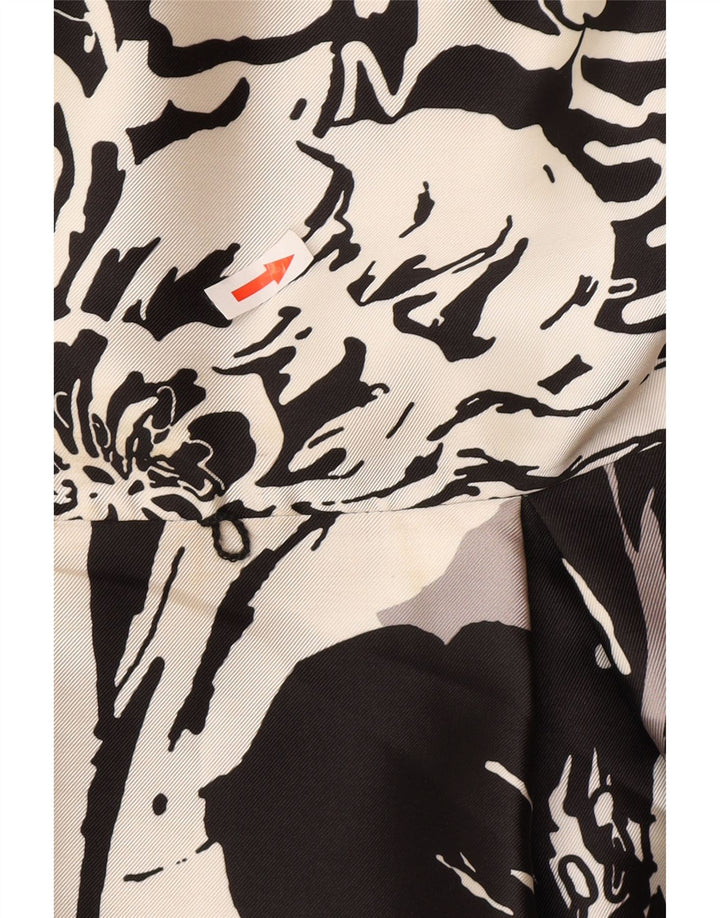 Coast Damen-A-Linien-Kleid, Größe S, Schwarz, Blumenmuster, Polyester
