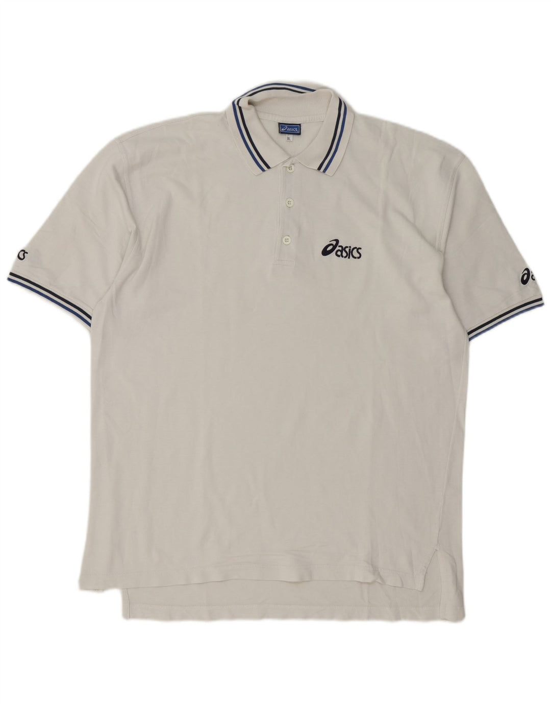 Asics Herren Poloshirt XL Weiß