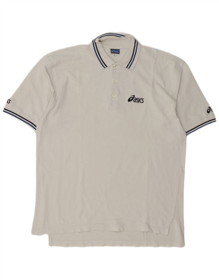 Asics Herren Poloshirt XL Weiß
