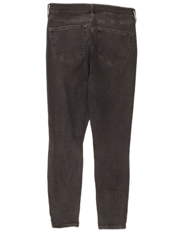 Topshop Damen Distressed Slim Jeans W30 L26 Graue Baumwolle